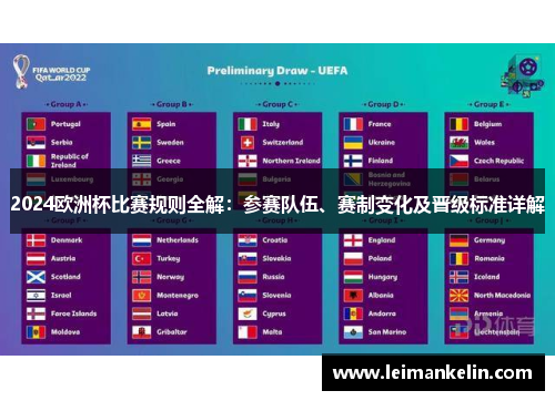 2024欧洲杯比赛规则全解：参赛队伍、赛制变化及晋级标准详解